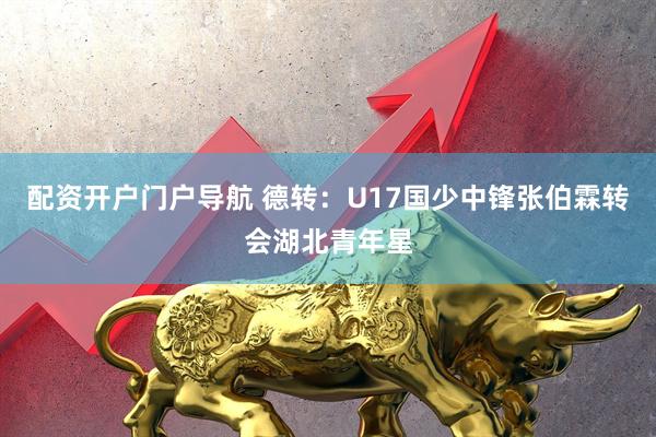 配资开户门户导航 德转：U17国少中锋张伯霖转会湖北青年星